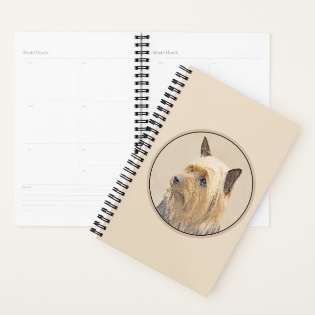 Peinture Silky Terrier - Cute Original Chien Art (Devant avec enveloppe)