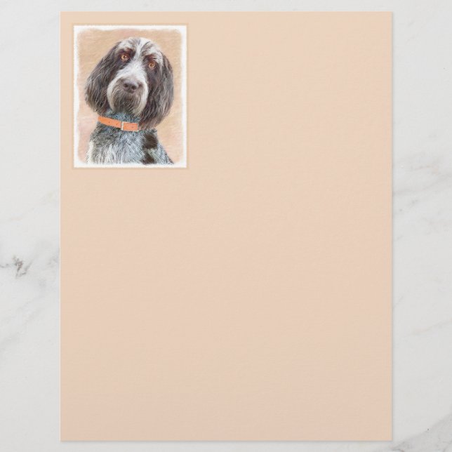 Peinture Spinone Italiano - Belle Art Original Chi (Devant)