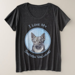 Peinture Suédoise Vallhund - Cute Original Chien A