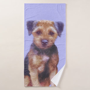 Peinture sur la frontière de Terrier - jolie art o