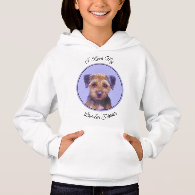 Peinture sur la frontière de Terrier - jolie art o (Devant)