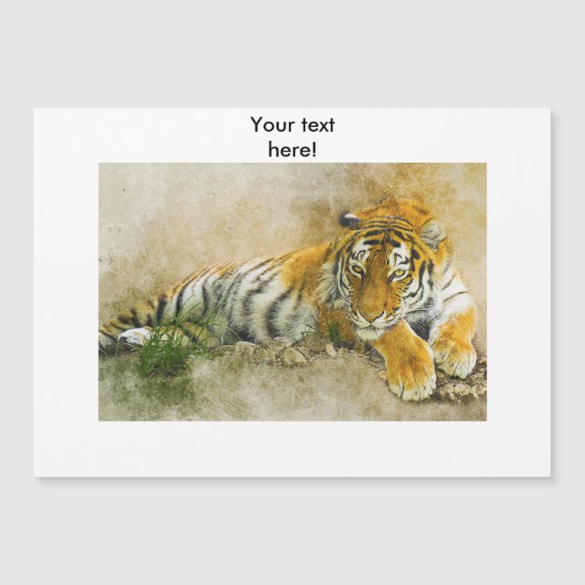 Peinture sur tigre (Devant)