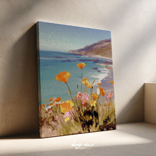 Peinture sur toile de pavots, fleur de l'État de C