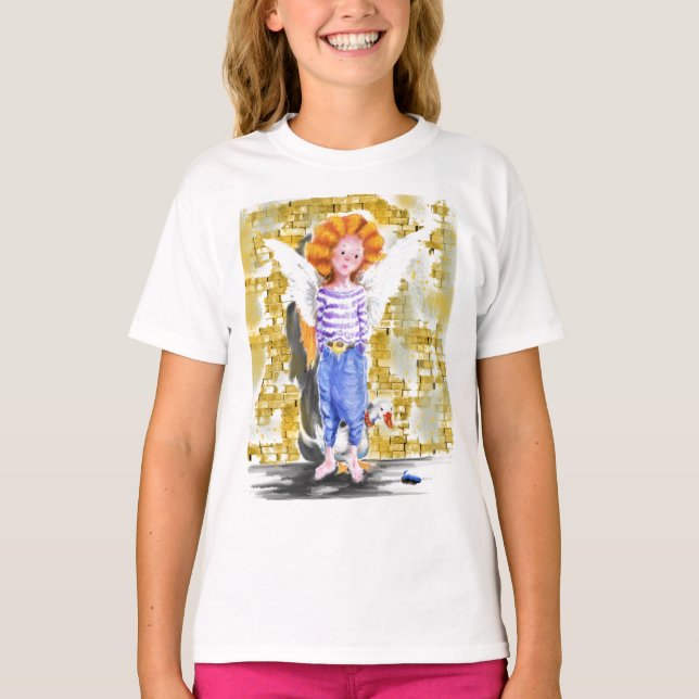 Peinture T-shirt Little Angel (Devant)