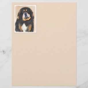 Peinture Tibétaine Mastiff - Joli art original chi