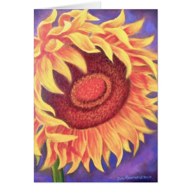 Peinture tropicale de fleur de tournesol - multi (Devant)