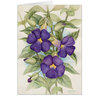 Peinture tropicale pourpre de fleur - multi