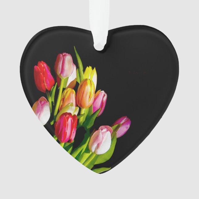 Peinture Tulip - Art Fleur original (devant)