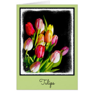 Peinture Tulip - Art Fleur original