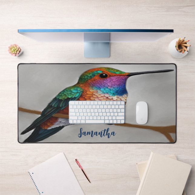 Peinture vibrante de colibri d'Allen (Bureau 1)