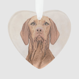 Peinture Vizsla - Joli art original chien