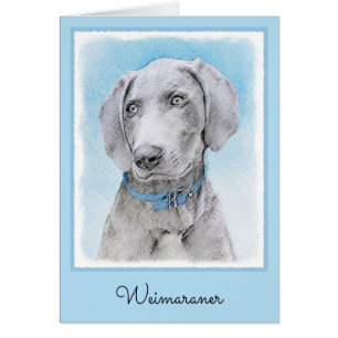 Peinture Weimaraner - Joli art original chien