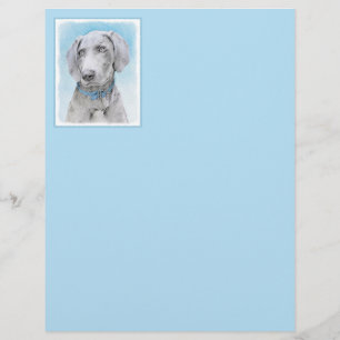 Peinture Weimaraner - Joli art original chien