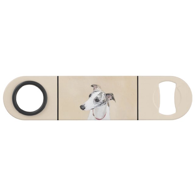 Peinture Whippet - Jolie art original chien (Devant (Horizontal))
