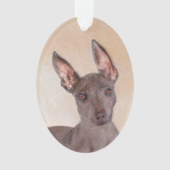 Peinture Xoloitzcuintli - Cute Original Chien Art (devant)