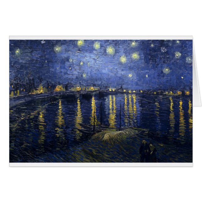 Peintures de Van Gogh : Nuit étoilée Van Gogh le (Devant horizontal)