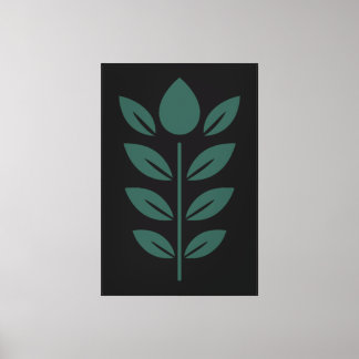 Peintures murales Plantes décoratives en toile éti