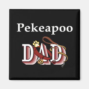 pekeapoo dad Magnet