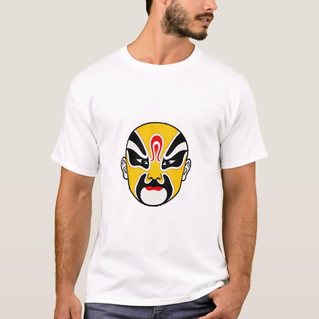 Peking Opera Yellow Face T-Shirt (Devant)