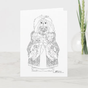 Pekingese Celestin Avec Carte Animale