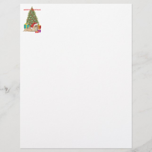 Pekingese Joyeux Noël (Devant)