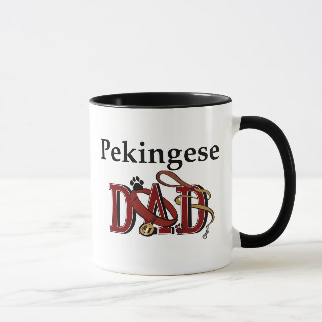 Pekingese Papa Mug (Droite)