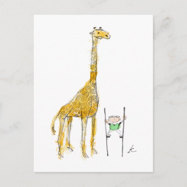 Pelham et la carte postale de girafe (Devant)