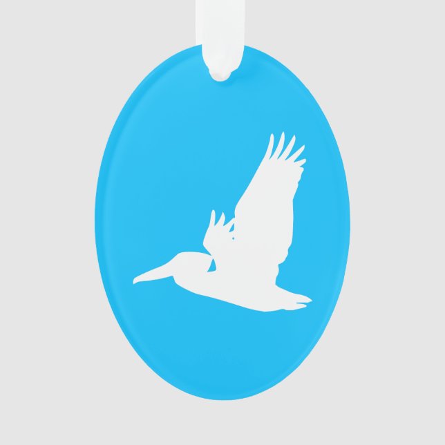 Pélican bleu et blanc (devant)