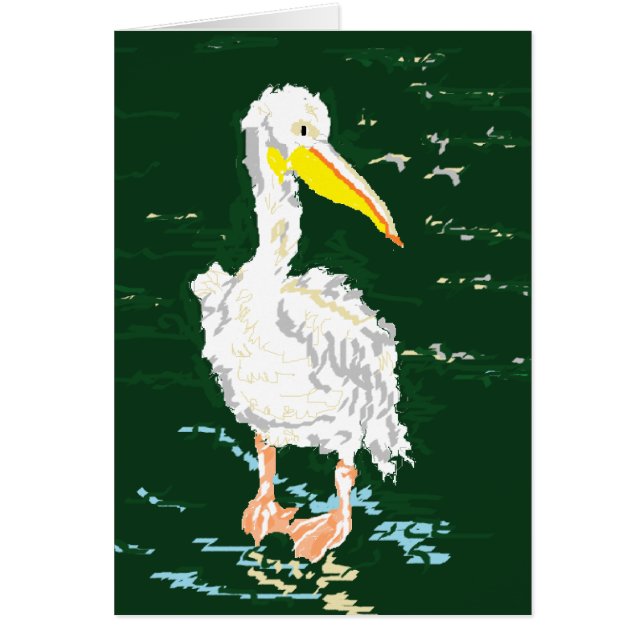 Pélican jouissant d'une seule fois (Devant)