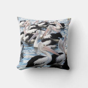 pélican oiseau volée cadeau coussin jeter oreiller