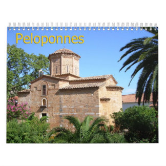 PÉLOPONNES, Calendrier Mur Grèce