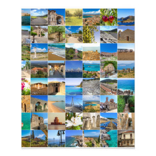 Péloponnèse Grèce Paysage Photographie Imprimer
