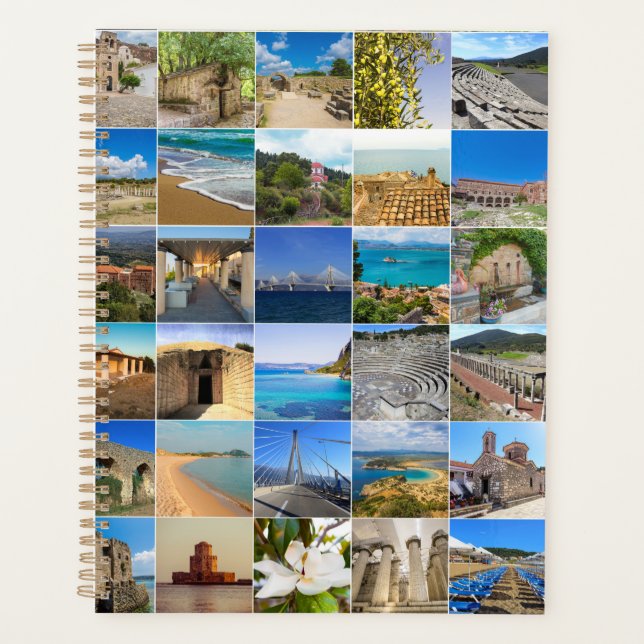 Péloponnèse Grèce Planificateur de Voyage – Road T (Devant)