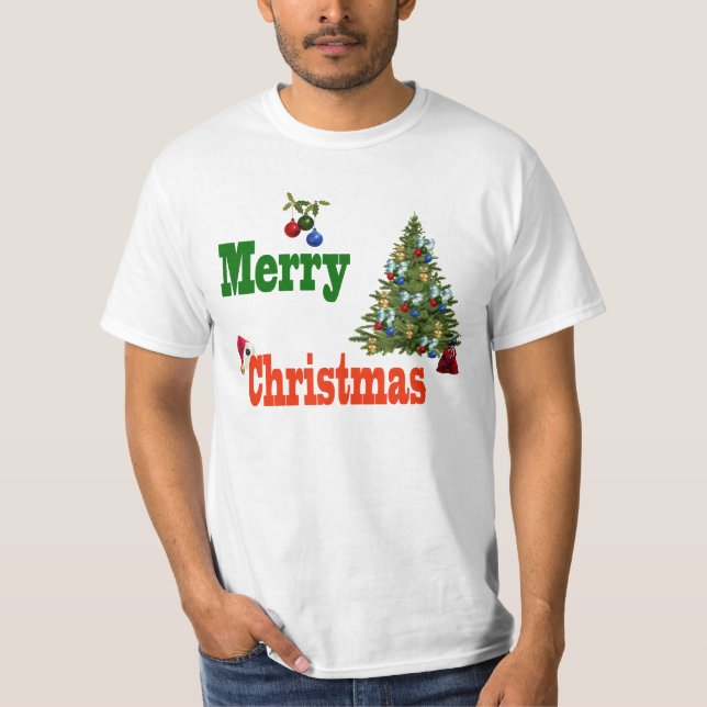 Pelouse Bowles, T-shirt de Noël (Devant)