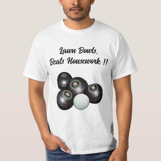 Pelouse Bowls Beats Ménage Drôle, Tshirt (Devant)