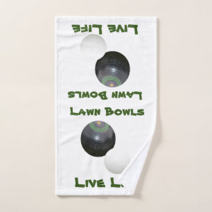 Pelouse Bowls Live Life, serviette main
