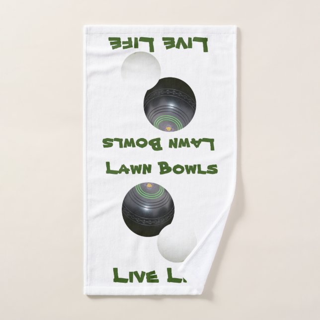 Pelouse Bowls Live Life, serviette main (Serviette à main)