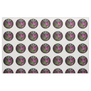 Pelouse De Marbre Rose Et Vert, Tissu