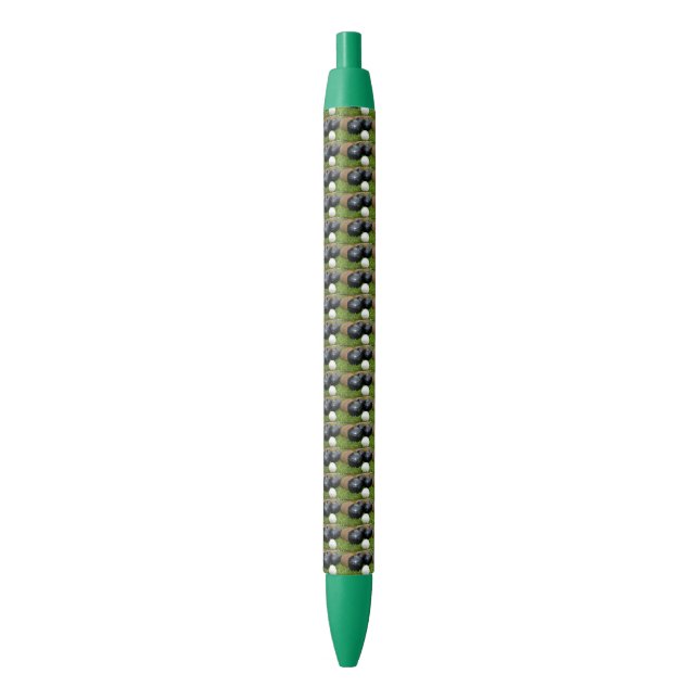 Pelouse vintage Et Jack, Stylo D'Encre Bleu (devant Vertical)