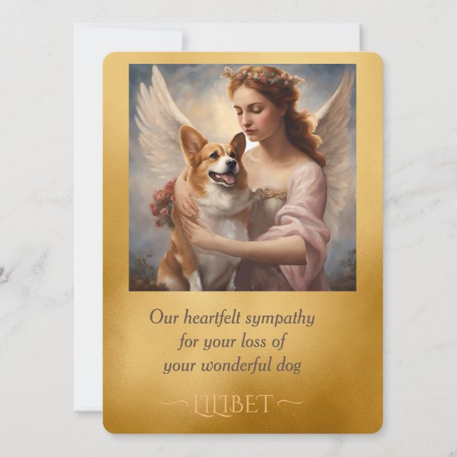 Pembroke Corgi élégant Angel Sympathy (Devant)