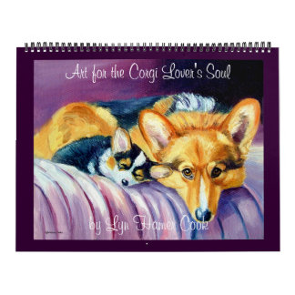 Pembroke Welsh Corgi Calendrier Corgi L'Âme de Lov
