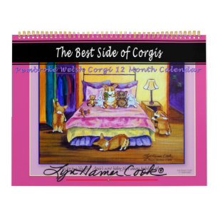 Pembroke Welsh Corgi Calendrier Le meilleur côté