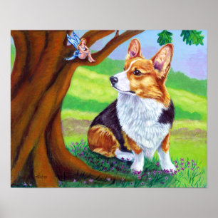 Pembroke Welsh Corgi Impression murale