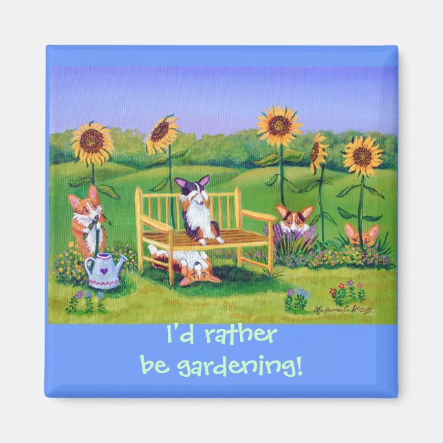 Pembroke Welsh Corgi Magnets (Devant)