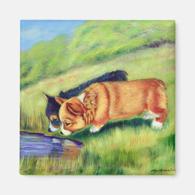 Pembroke Welsh Corgi Magnets (Devant)