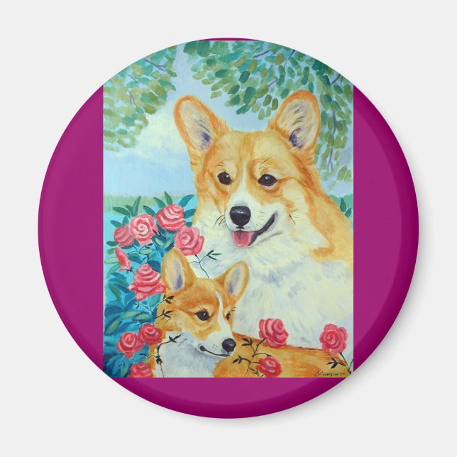 Pembroke Welsh Corgi Magnets (Devant)