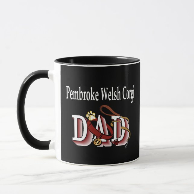 Pembroke Welsh Corgi Papa Mug (Gauche)