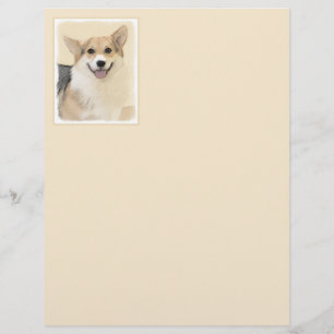 Pembroke Welsh Corgi Peinture - Art Chien original