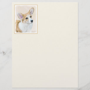 Pembroke Welsh Corgi Peinture - Art Chien original