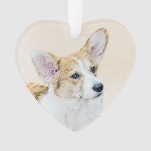 Pembroke Welsh Corgi Peinture - Art Chien original